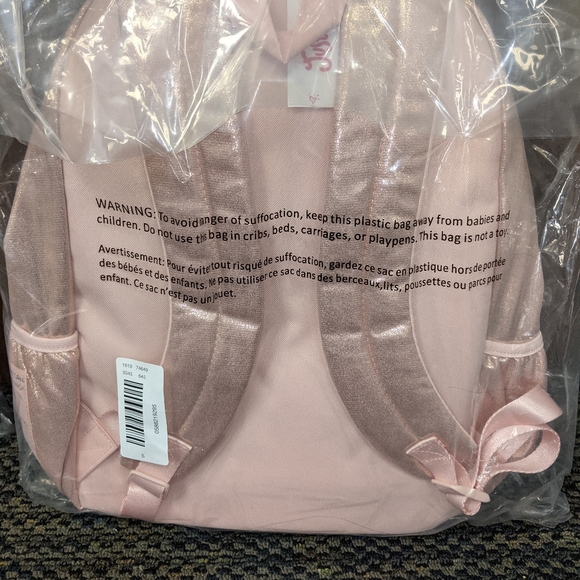 Justice new quilted backpacks S. M. A letters - Picture 5 of 7